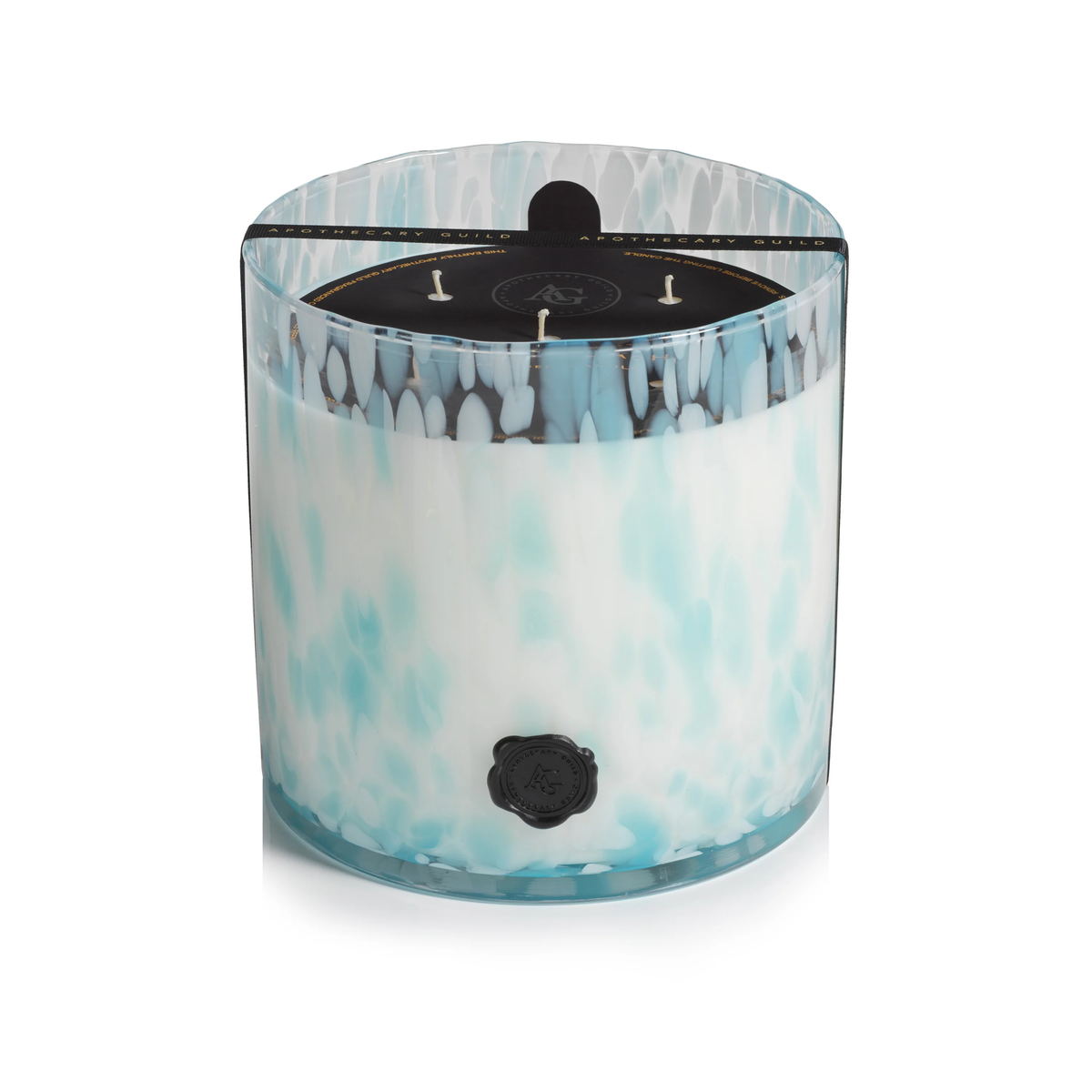 Sunset Beach Apothecary Guild Opal Glass Five-Wick Candle Jar