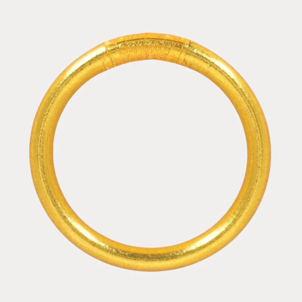 GOLD TZUBBIE ALL WEATHER BANGLE® (AWB®) - SERENITY PRAYER
