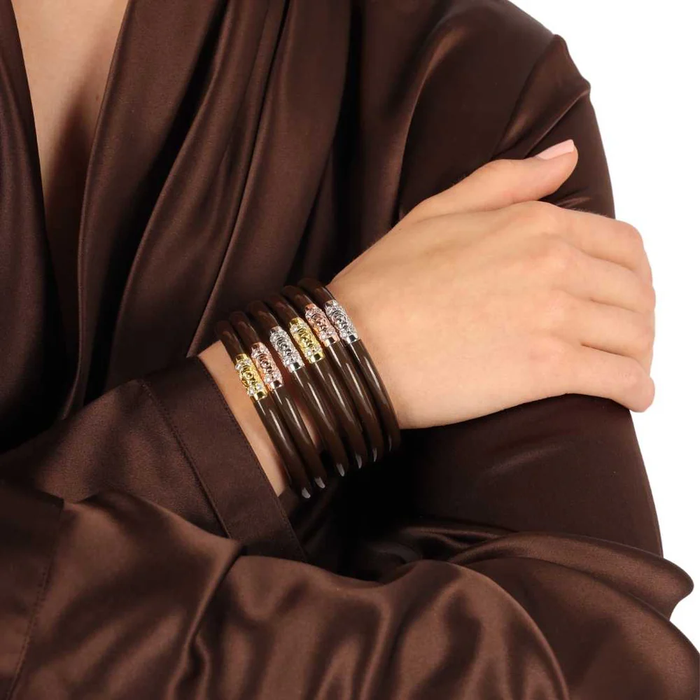 THREE KINGS ALL WEATHER BANGLES® (AWB®) - CHOCOLATE