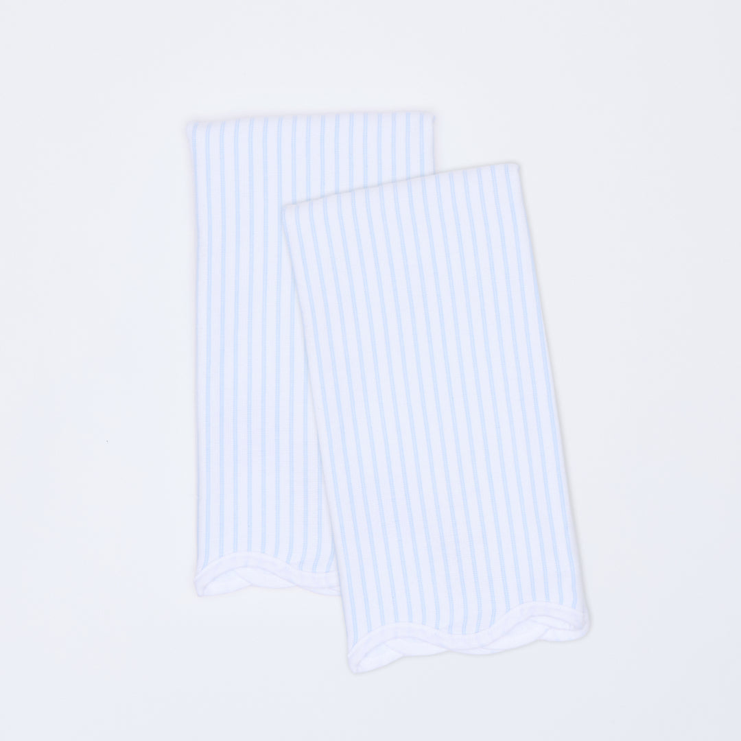 Blue Pinstripe Kitchen Towel