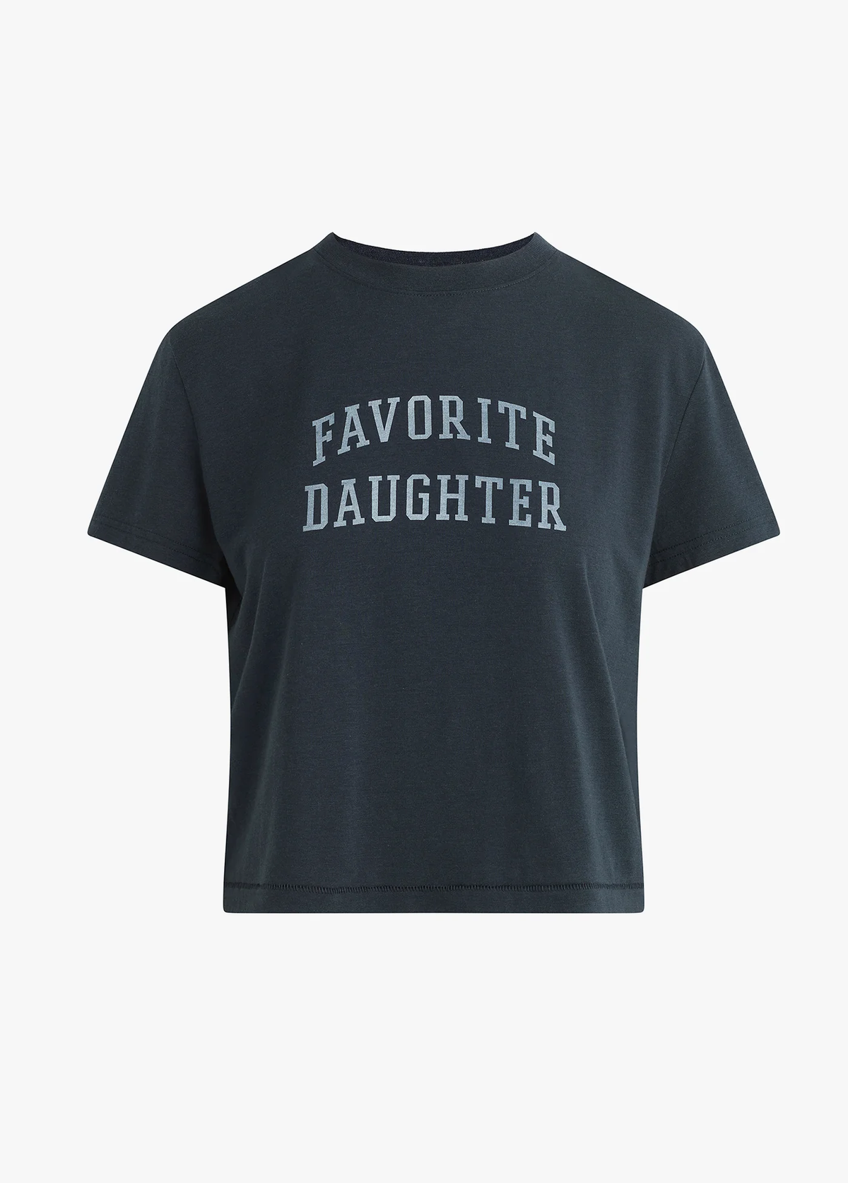 Favorite Daughter - The Cropped Collegiate Tee Navy