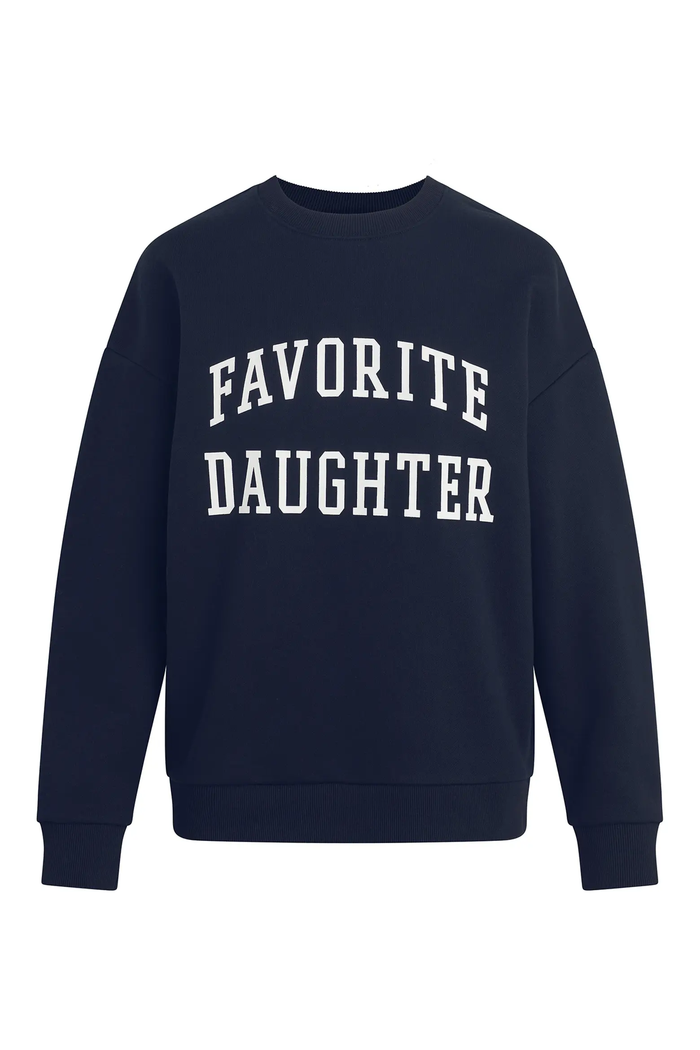 Favorite Daughter - The Collegiate Sweatshirt  Navy