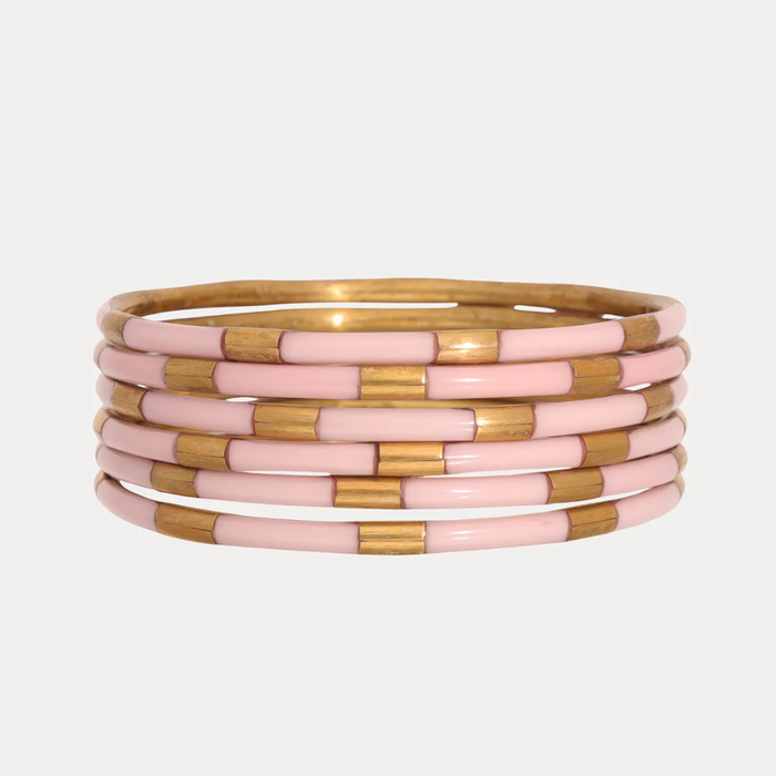 ICE ROSE VEDA BANGLES - SET OF 6