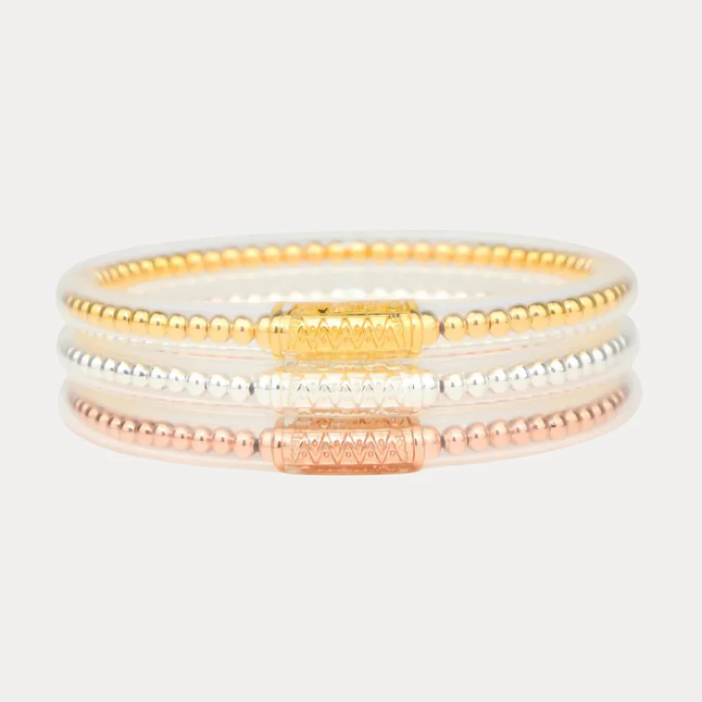 BIBI ALL WEATHER BANGLES® (SET OF 3) - SERENITY PRAYER