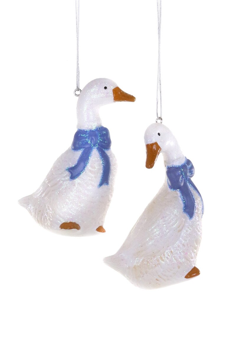 Country Goose Ornament