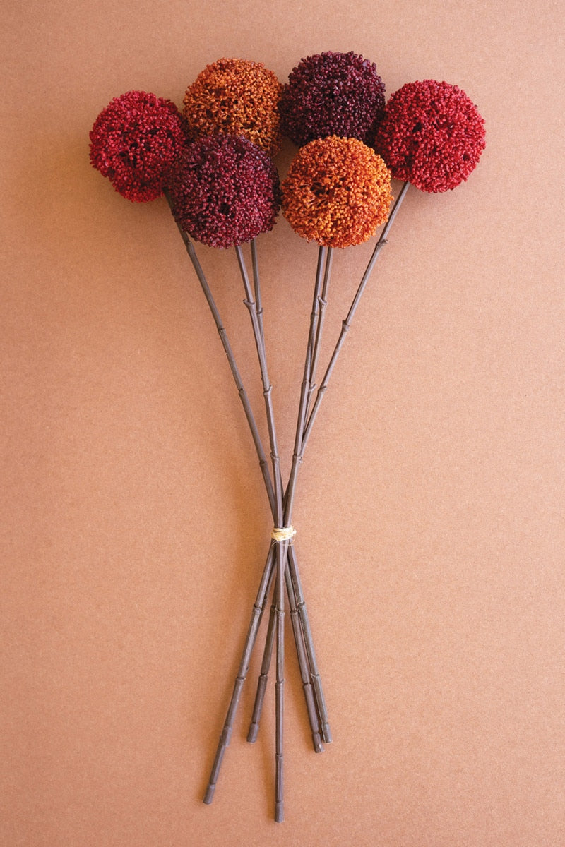 Artificial Allium Ball Stems