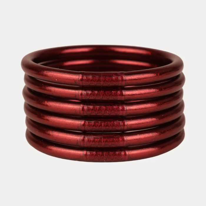 MERLOT ALL WEATHER BANGLES® (AWB®) - SET OF 6