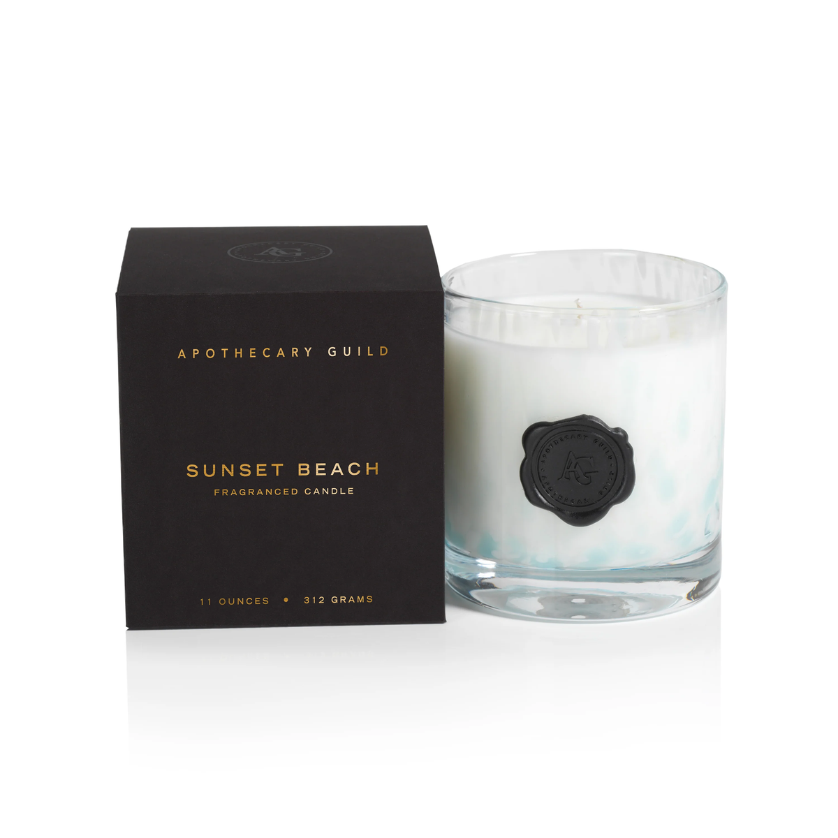 Sunset Beach Apothecary Guild Opal Glass Small Candle Jar in Gift Box