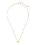 GREEN DAVIE PENDANT NECKLACE