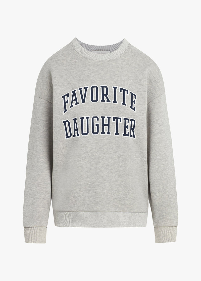 Favorite Daughter - The Collegiate Sweatshirt Grey