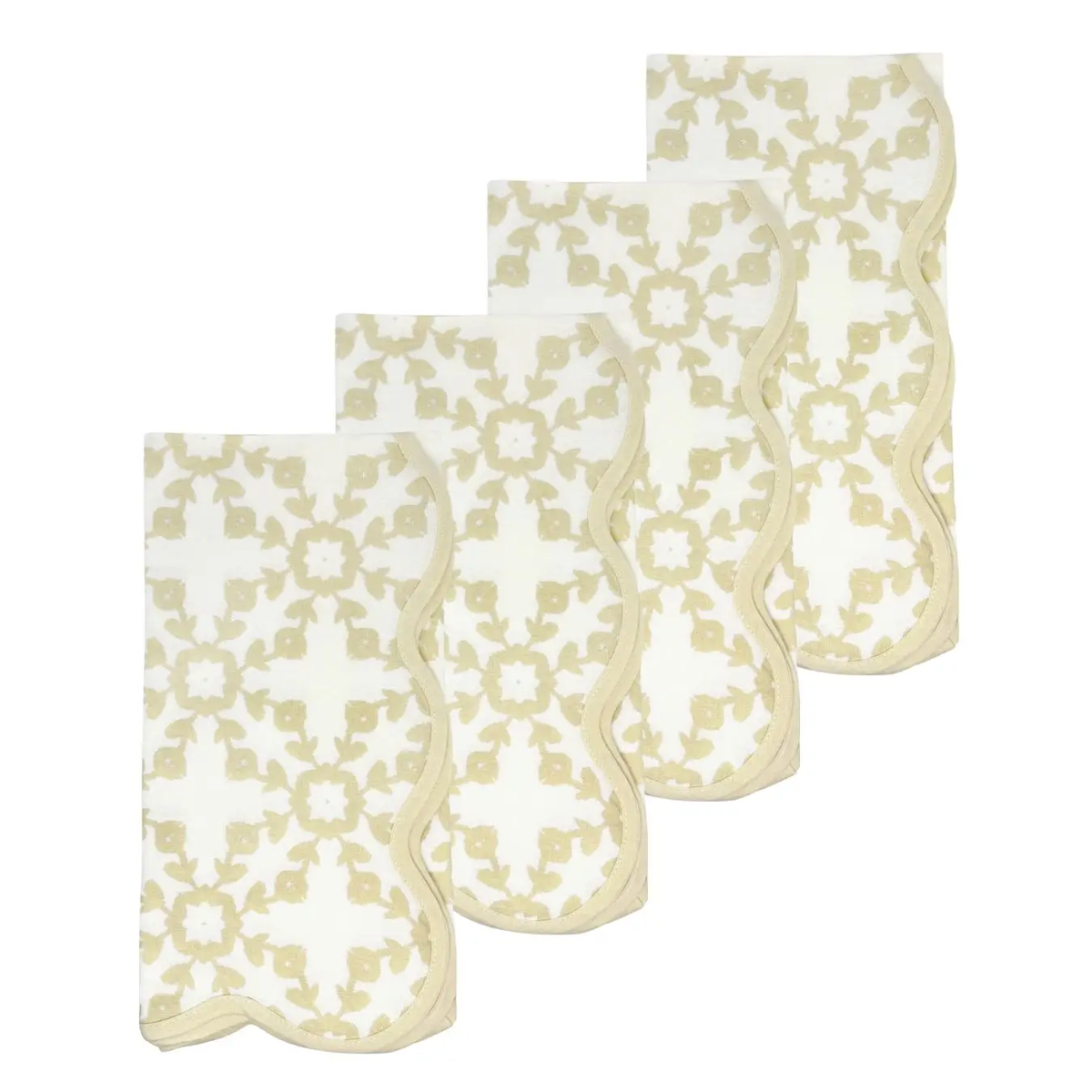 Highlands Beige Dinner Napkins (Set of 4)