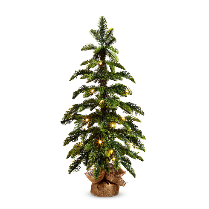 28" Lighted Pine Tree