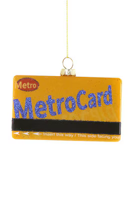 Metro Card Ornament
