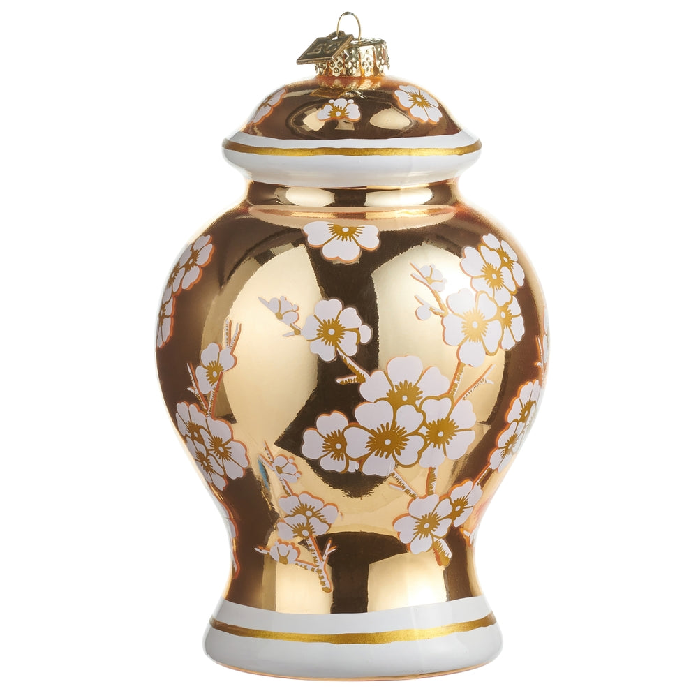6.25" Golden Ginger Jar Ornament