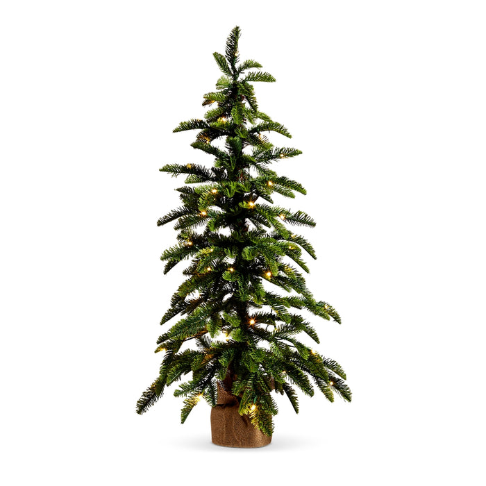 36" Lighted Pine Tree