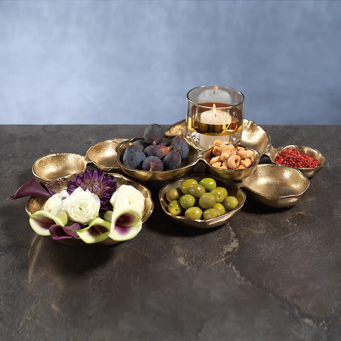 Cluster of Serving Bowls - Gold