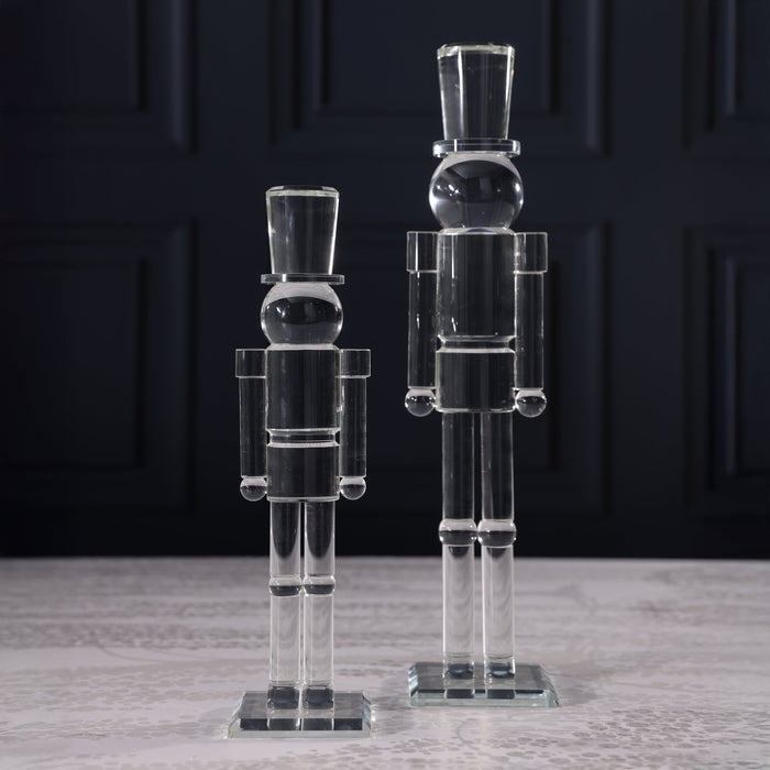 16" Glass Nutcracker