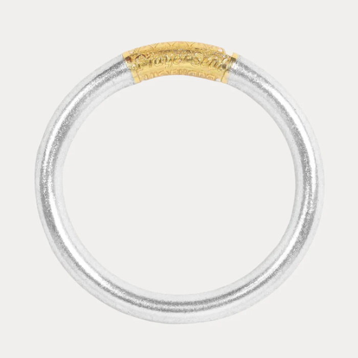 SILVER TZUBBIE ALL WEATHER BANGLE® (AWB®) - SERENITY PRAYER
