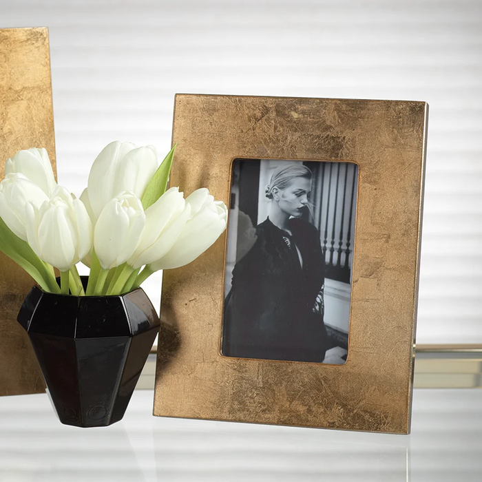 Gold Leaf Photo Frame - 4x6
