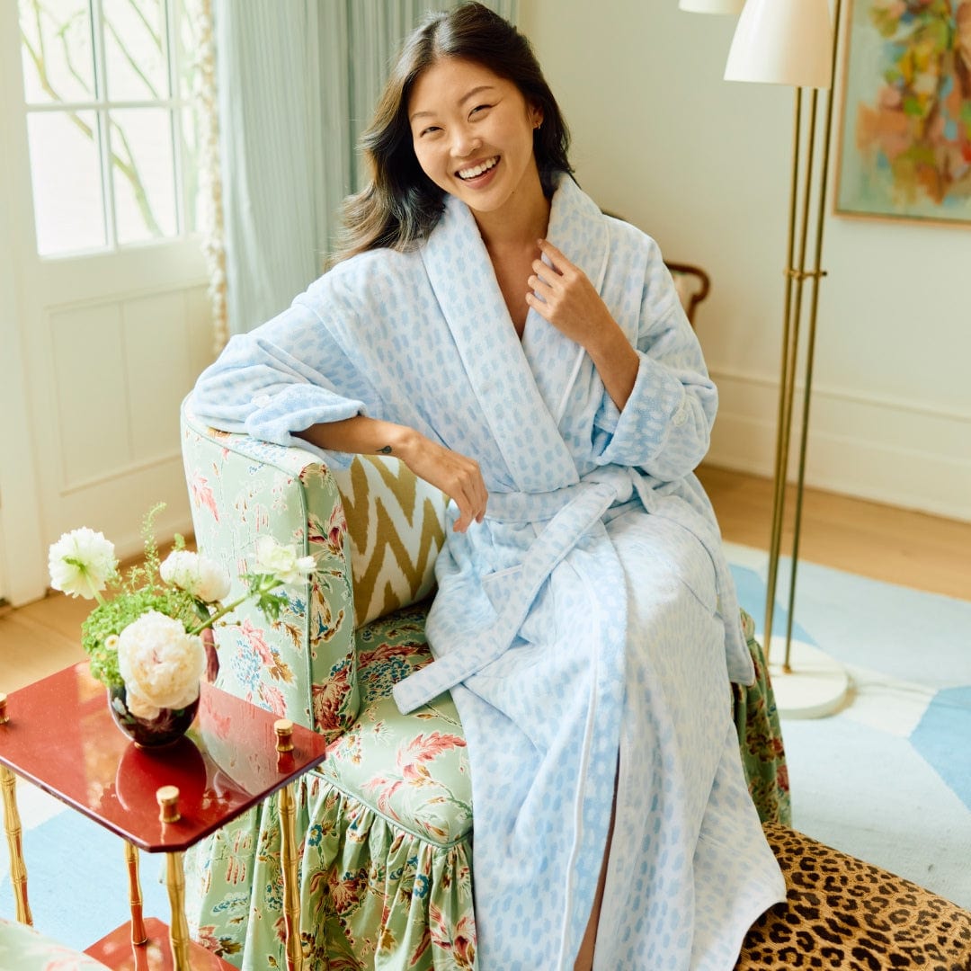 Blue Millie Women's Long Plush Robe