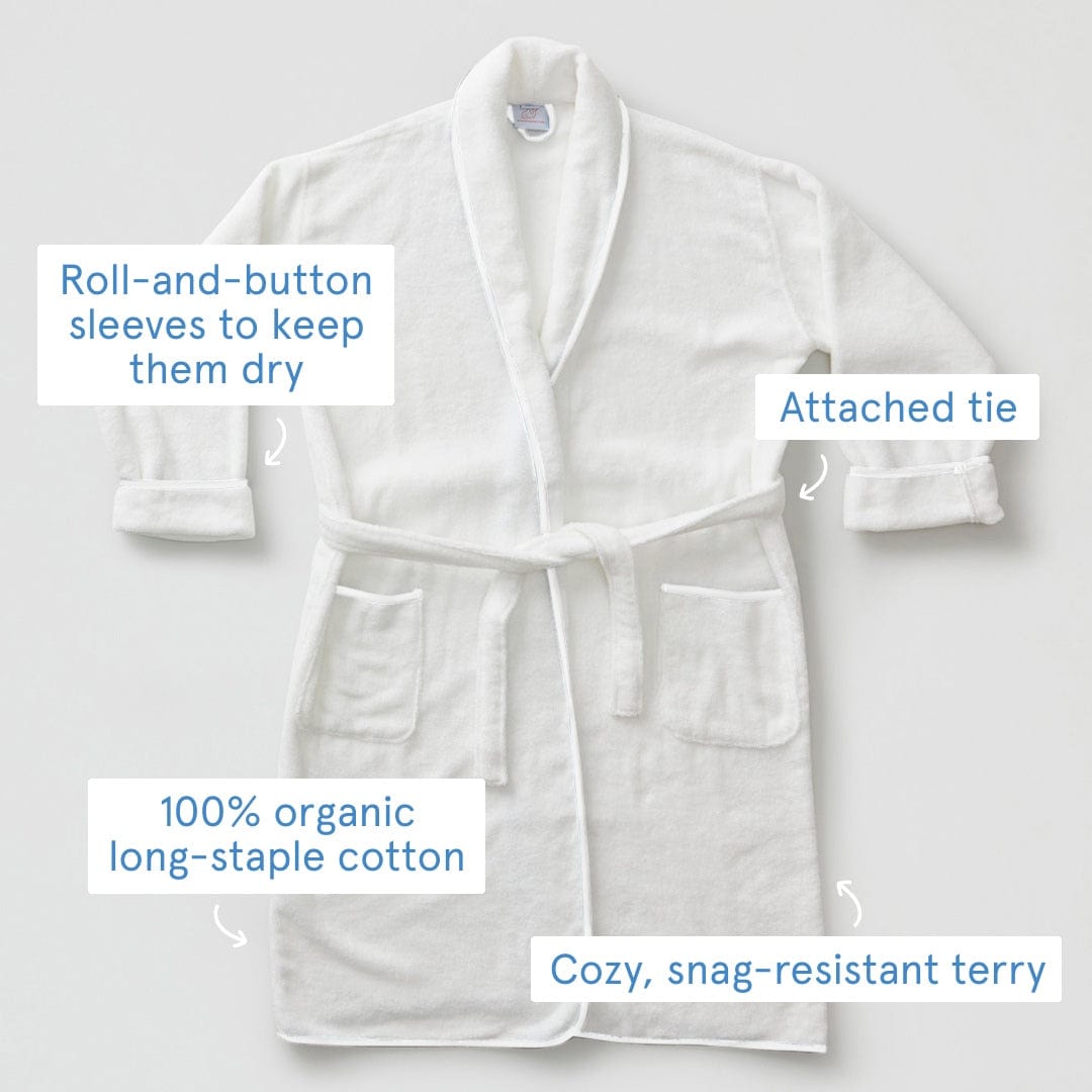 White Women’s Long Signature Robe