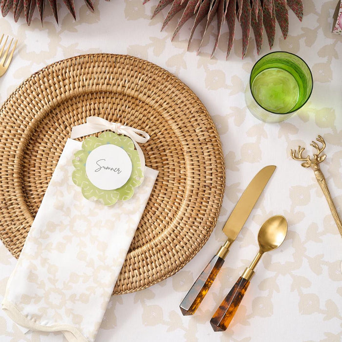 Highlands Beige Dinner Napkins (Set of 4)