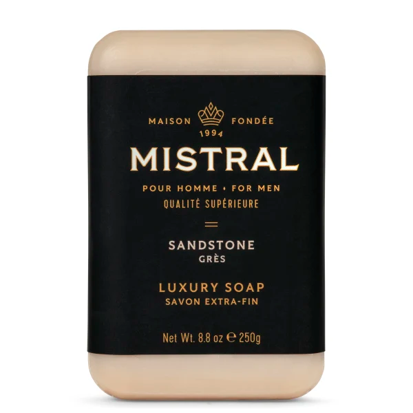 MISTRAL BAR SOAP 250G MENS SANDSTONE