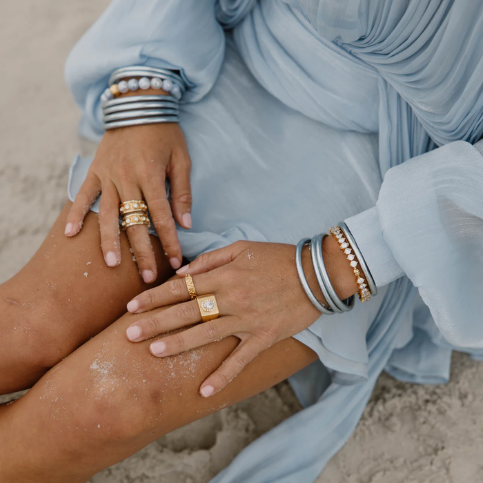 CELESTE ALL WEATHER BANGLES® (AWB®) - SET OF 6