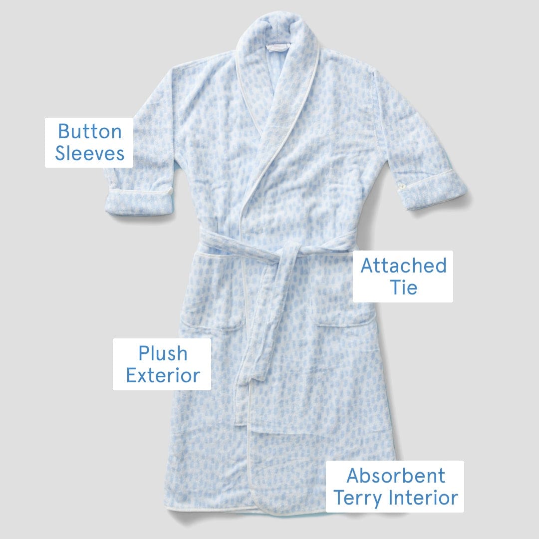 Blue Millie Women's Long Plush Robe