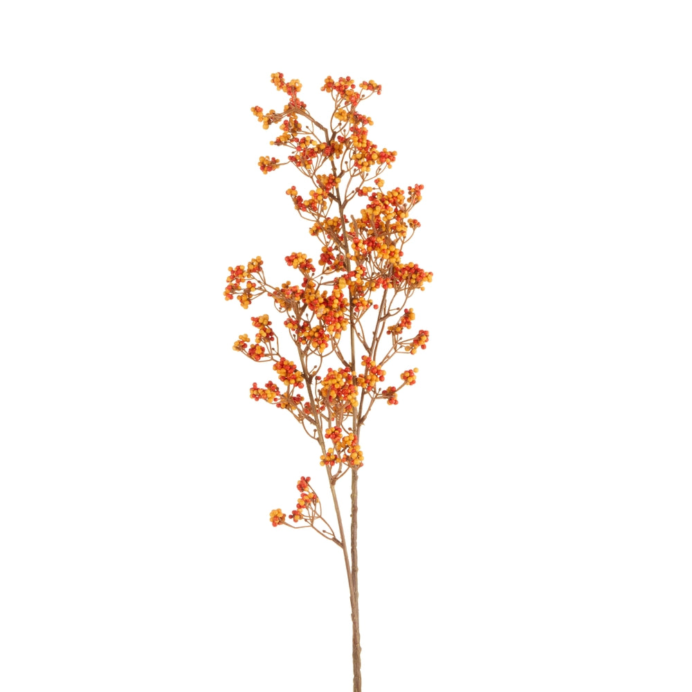 32" Orange Berry Spray