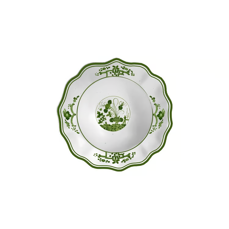 VIDA Faenza Mini Bowl (Green and White)