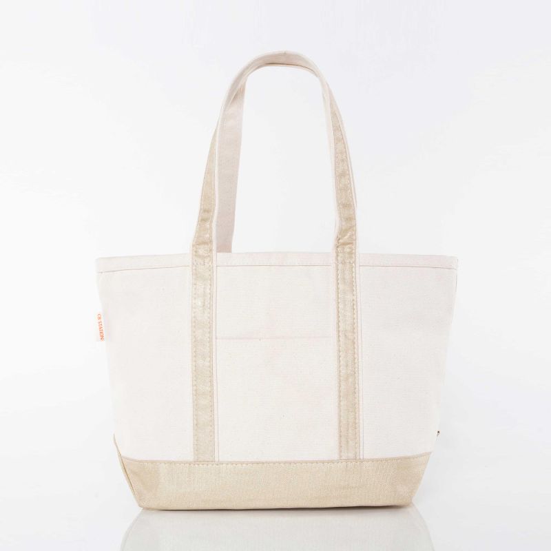 Gold Metallic Medium Tote