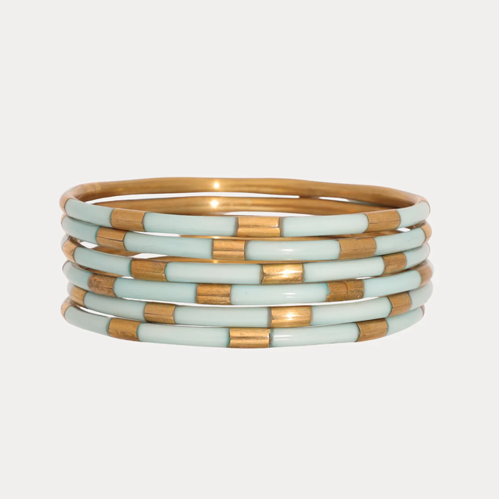 MINT VEDA BANGLES - SET OF 6