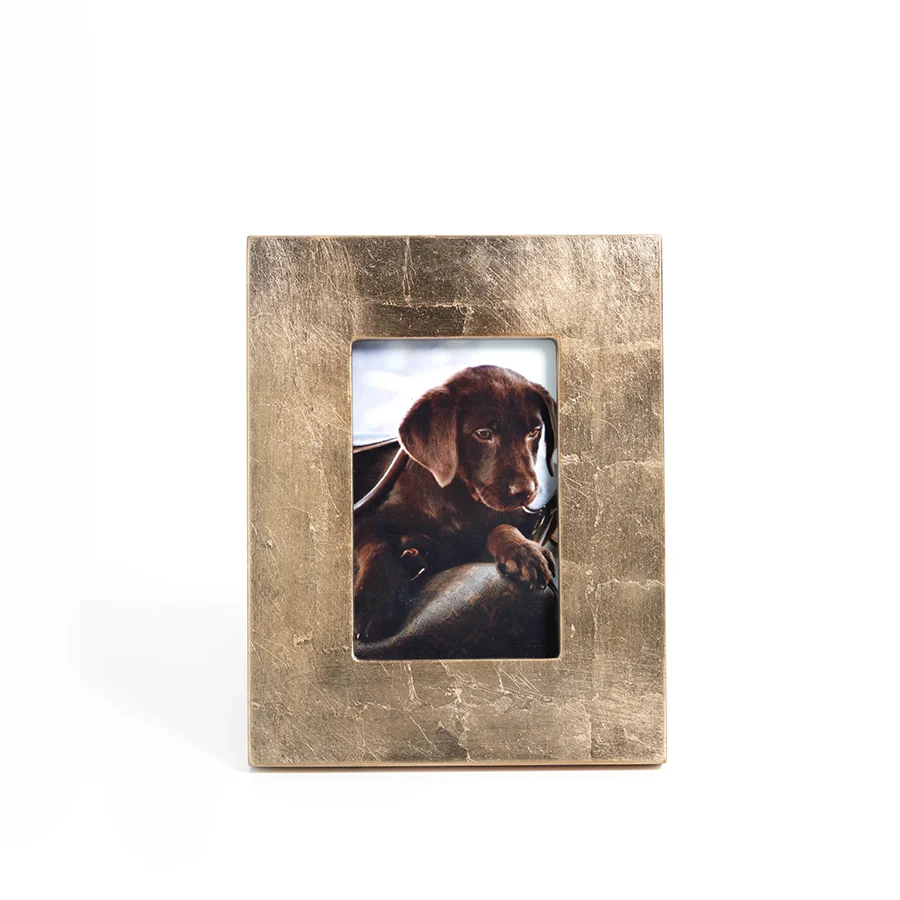 Gold Leaf Photo Frame - 4x6