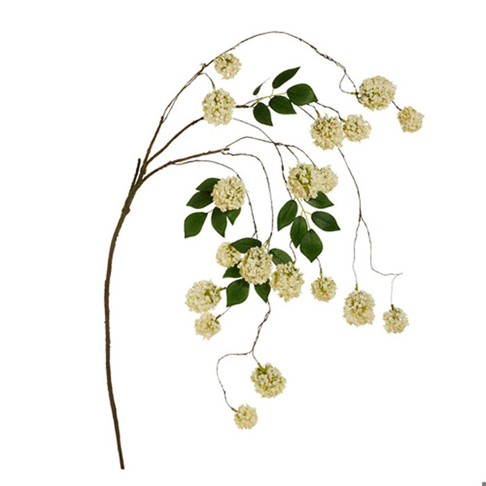 52.5 Green Mini Hydrangea Branch