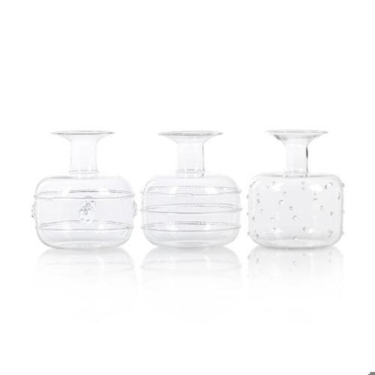 Unique Glass Vases, Min. 9 Assorted Styles
