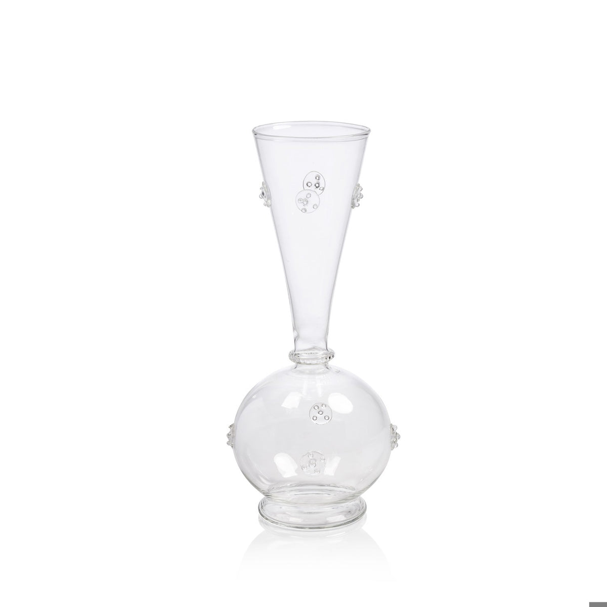 Vendome Glass Vase, 9.5"