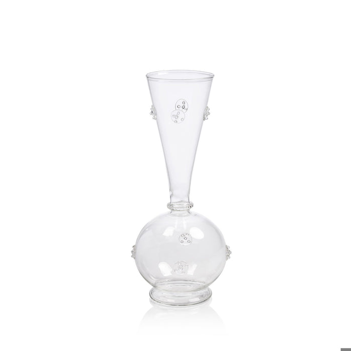 Vendome Glass Vase, 9.5"