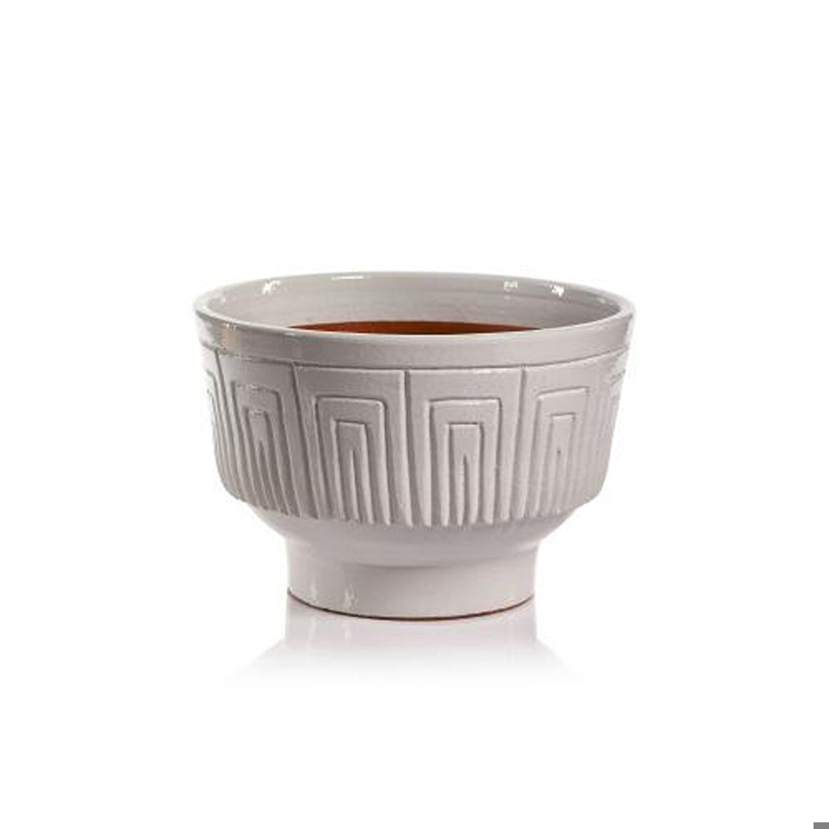 Luna Etched Ceramic Planter / Bowl